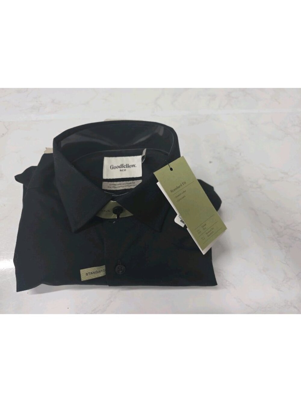 Goodfellow & Co Men's Long Sleeve Ebony Shirt size SM. 100% Cotton. Wl277